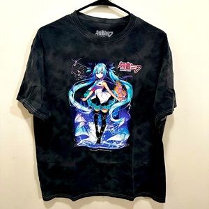Hatsune Miku Tie-dye t-shirt in Large